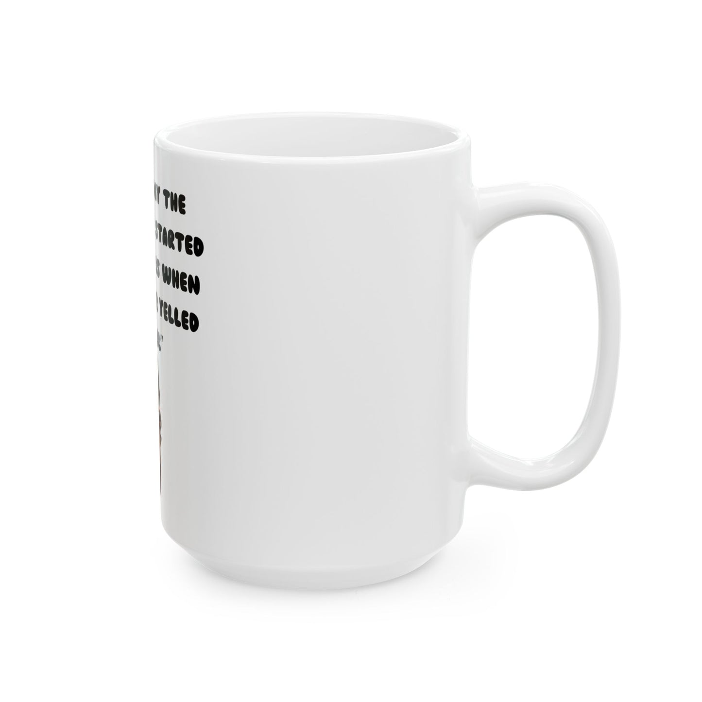 Retro Last Call Ceramic Mug - Funny 11oz/15oz Coffee Cup for Bartenders and Party Lovers