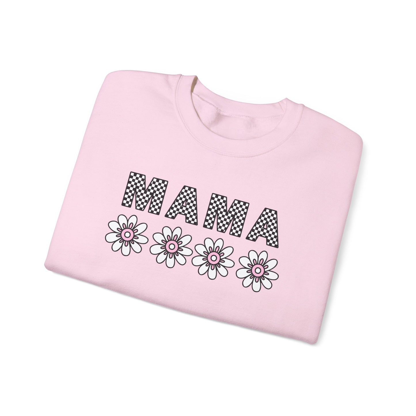 Floral Mama Sweatshirt - Comfortable Stylish Crewneck for Moms