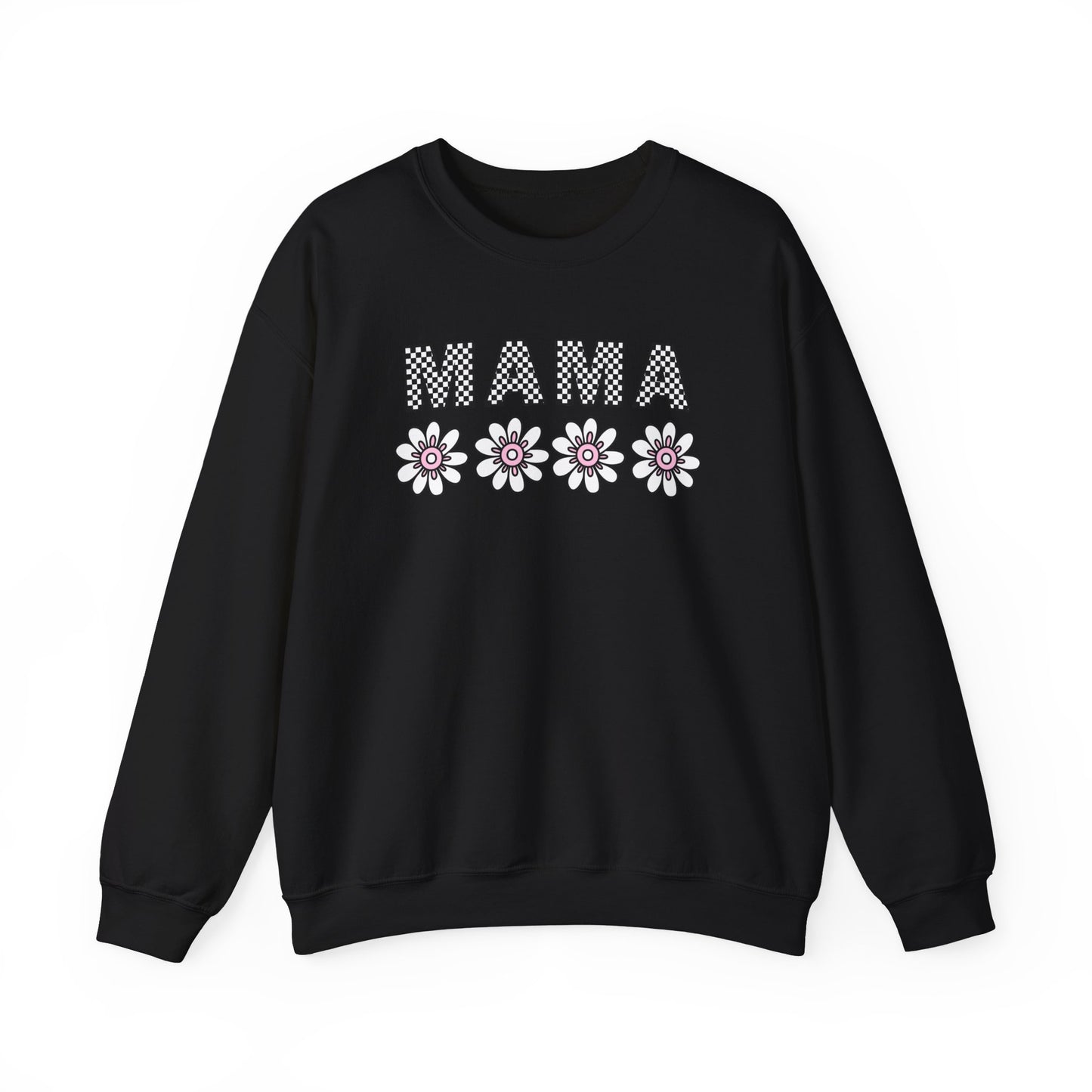 Floral Mama Sweatshirt - Comfortable Stylish Crewneck for Moms