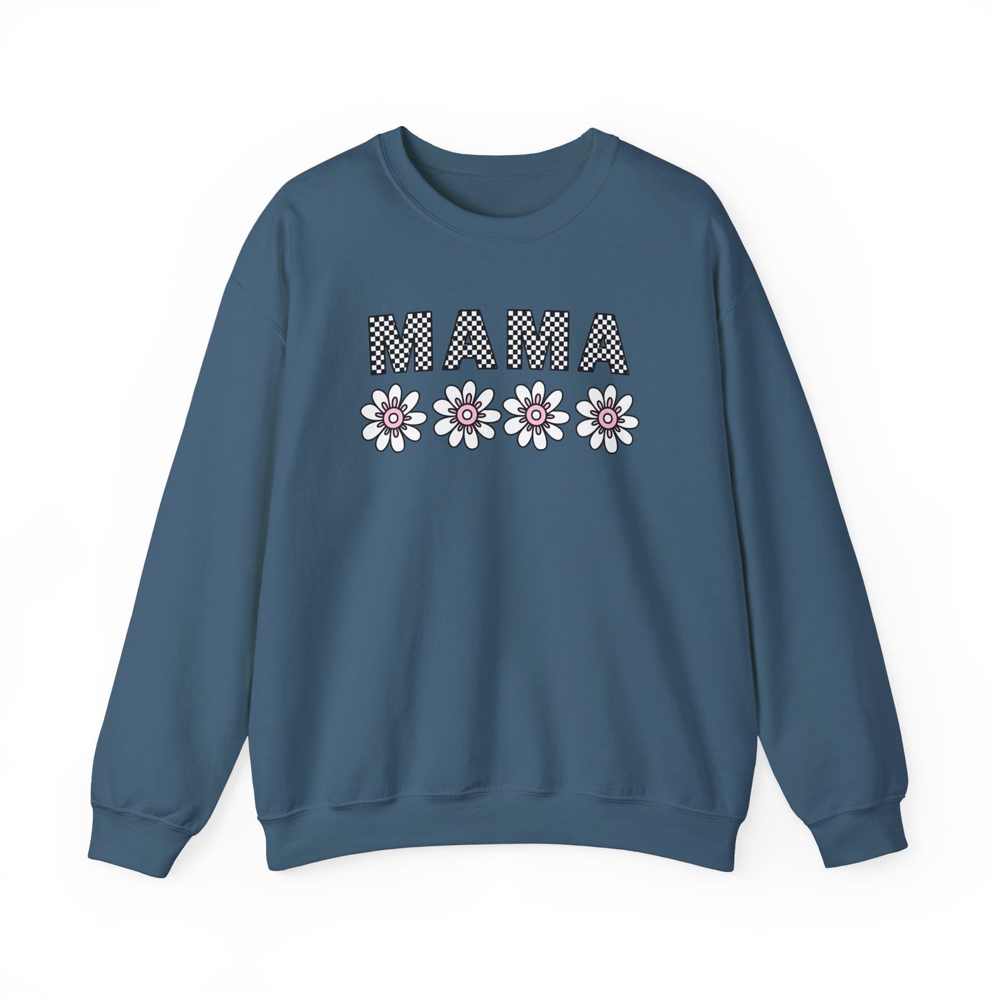 Floral Mama Sweatshirt - Comfortable Stylish Crewneck for Moms