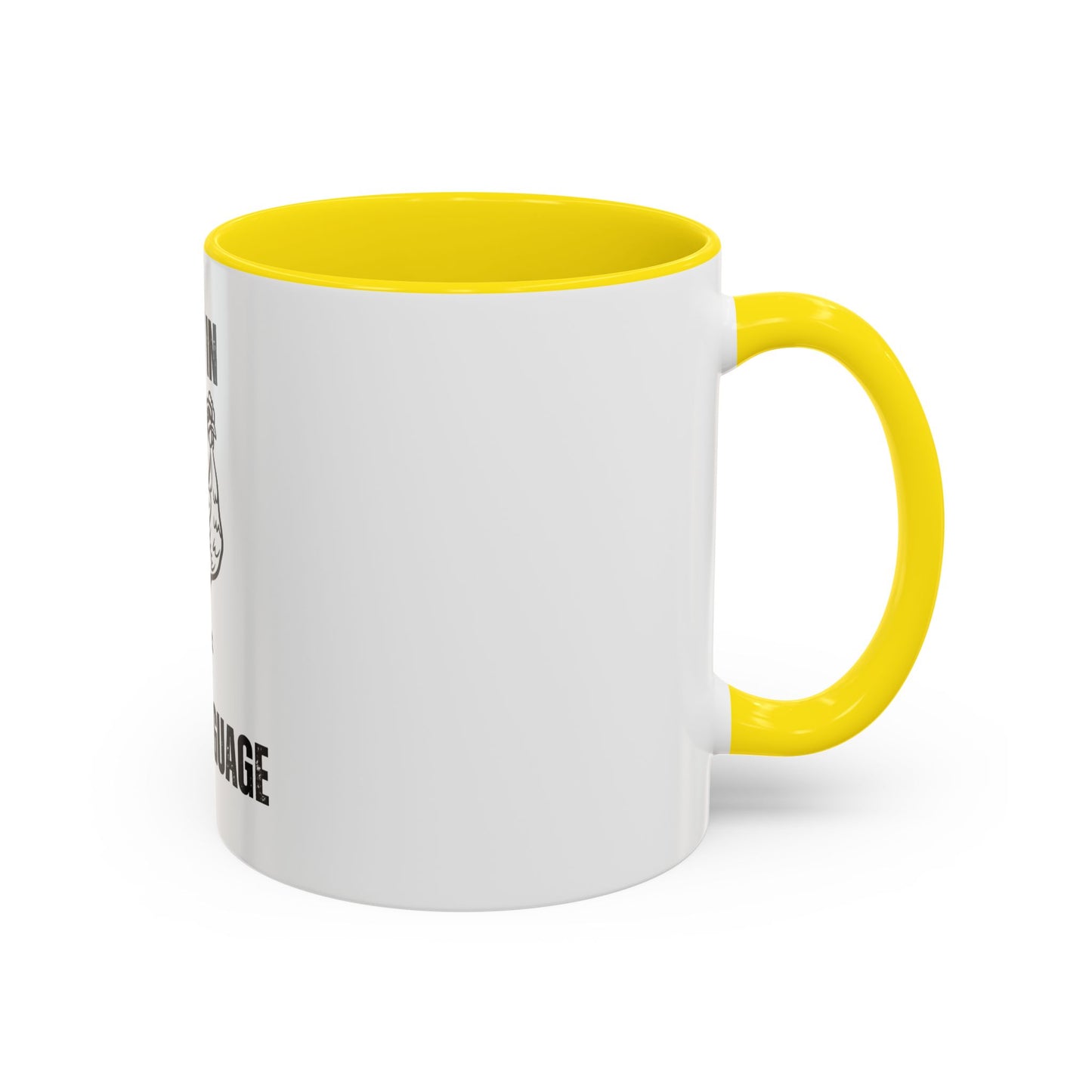 Fluent in Fowl Language Accent Coffee Mug Funny Chicken Design for Animal Lovers