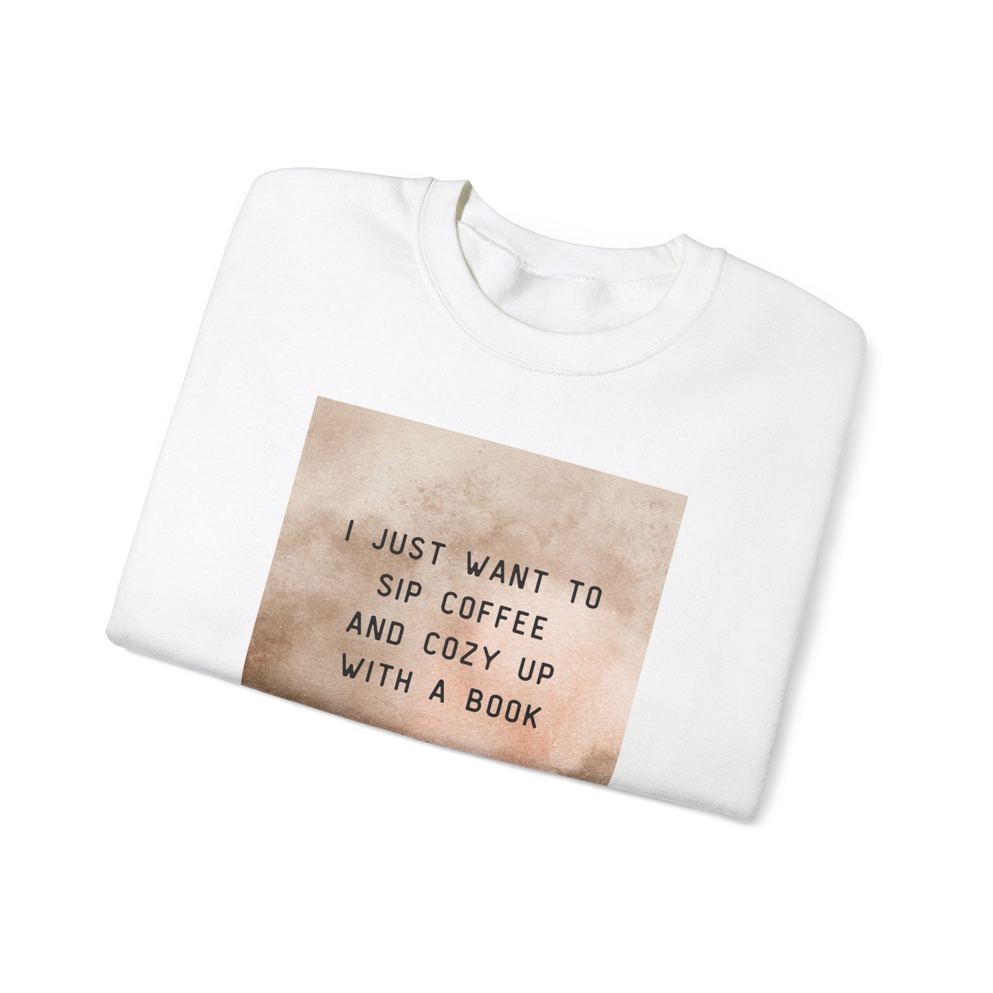 The Ultimate Book Lover’s and Coffee Lovers Sweatshirt! Cozy Book Lover Crewneck Sweatshirt Sip Coffee & Relax