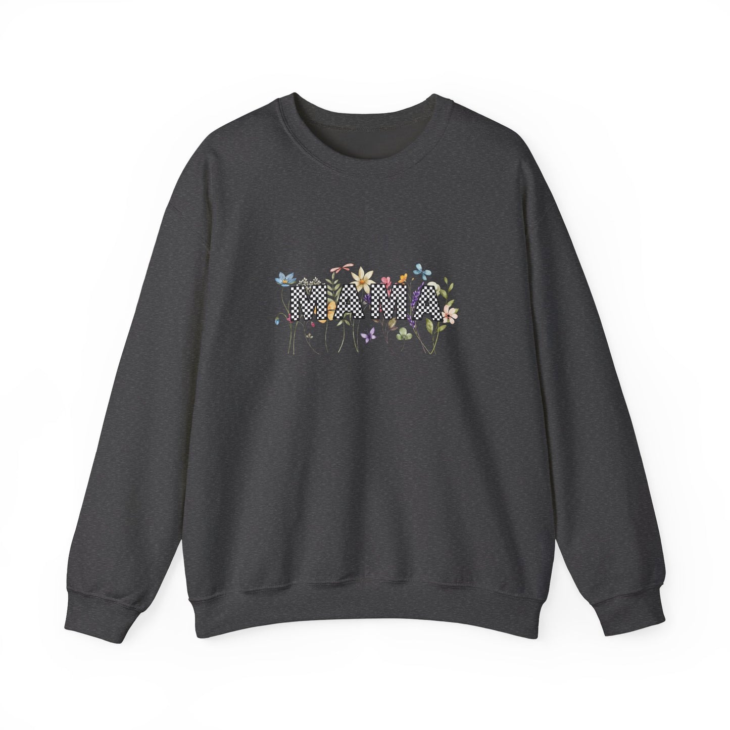 Mama Floral Graphic Unisex Crewneck Sweatshirt