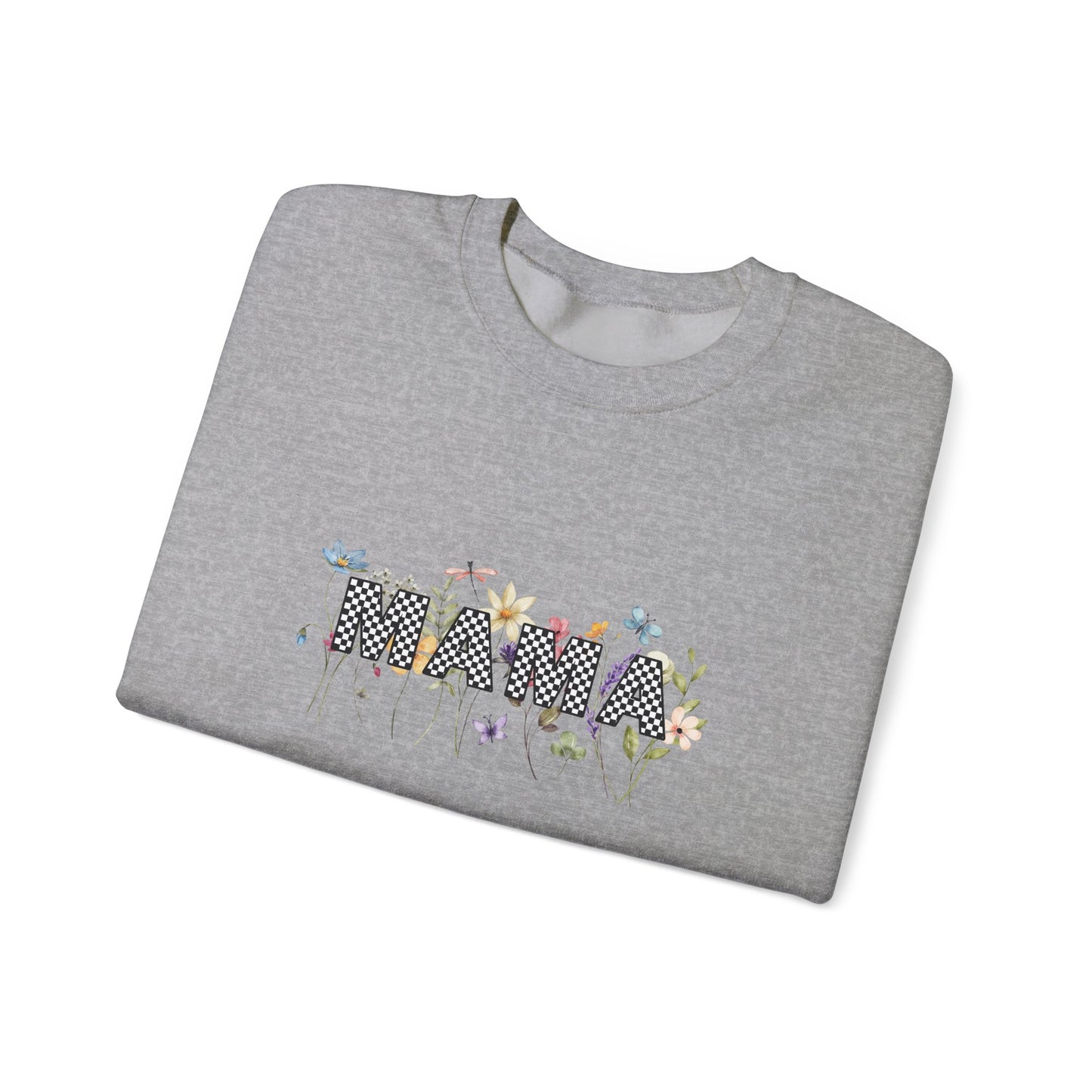 Mama Floral Graphic Unisex Crewneck Sweatshirt