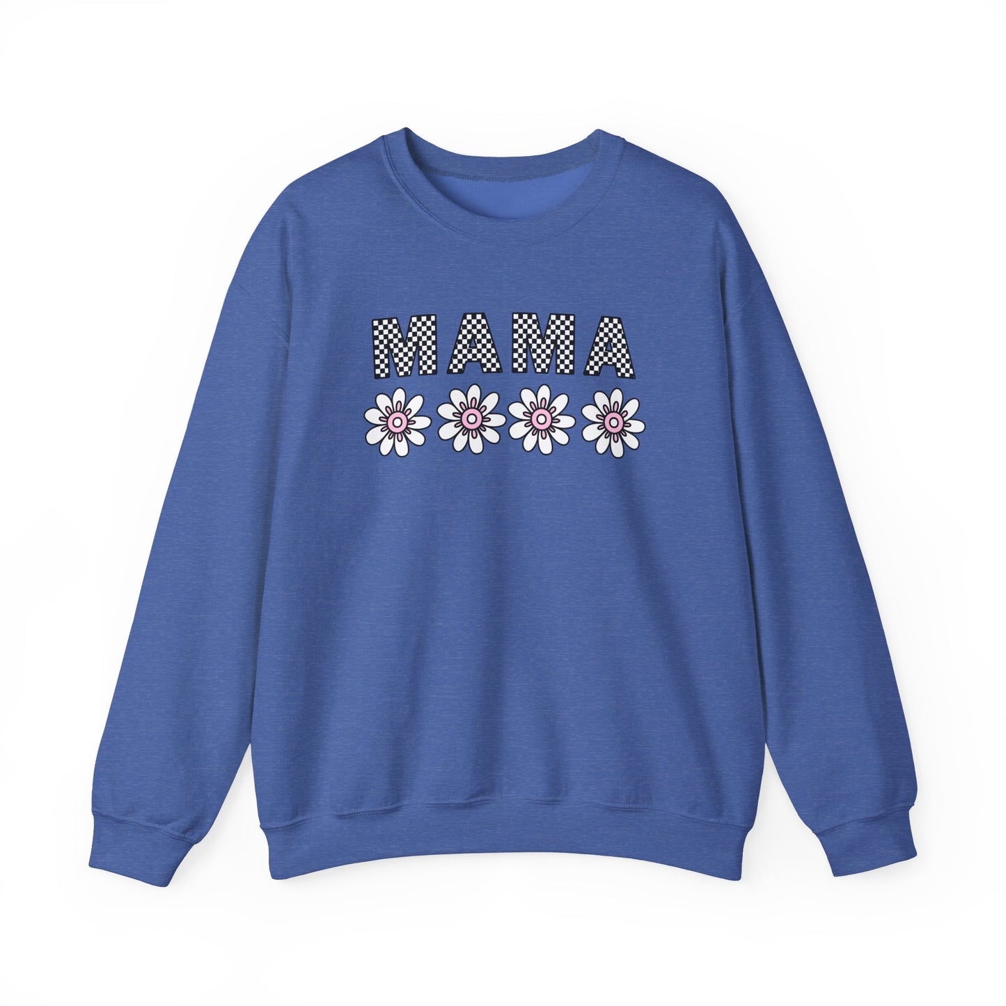 Floral Mama Sweatshirt - Comfortable Stylish Crewneck for Moms