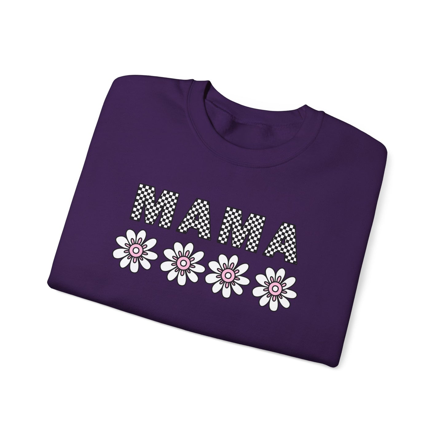 Floral Mama Sweatshirt - Comfortable Stylish Crewneck for Moms