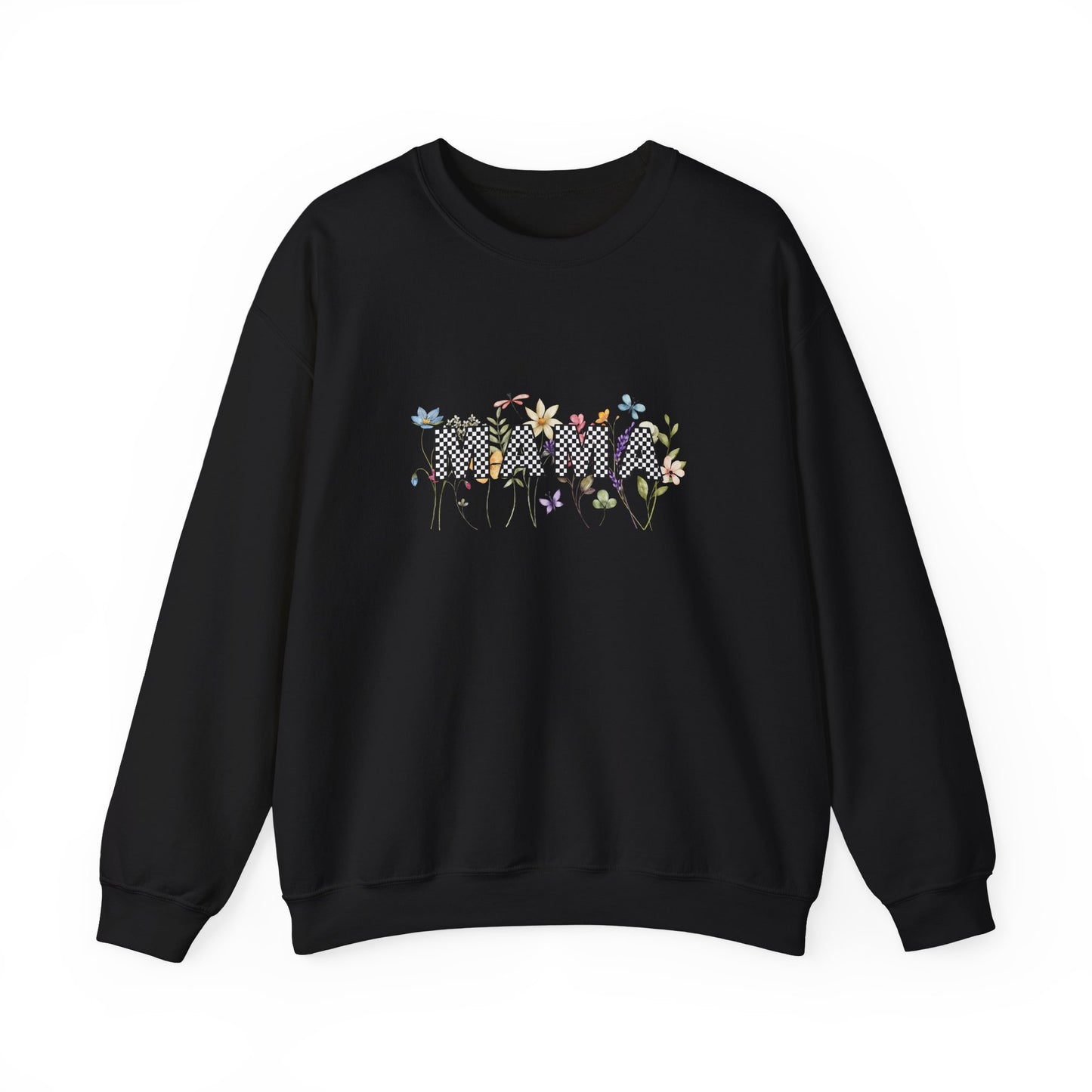 Mama Floral Graphic Unisex Crewneck Sweatshirt