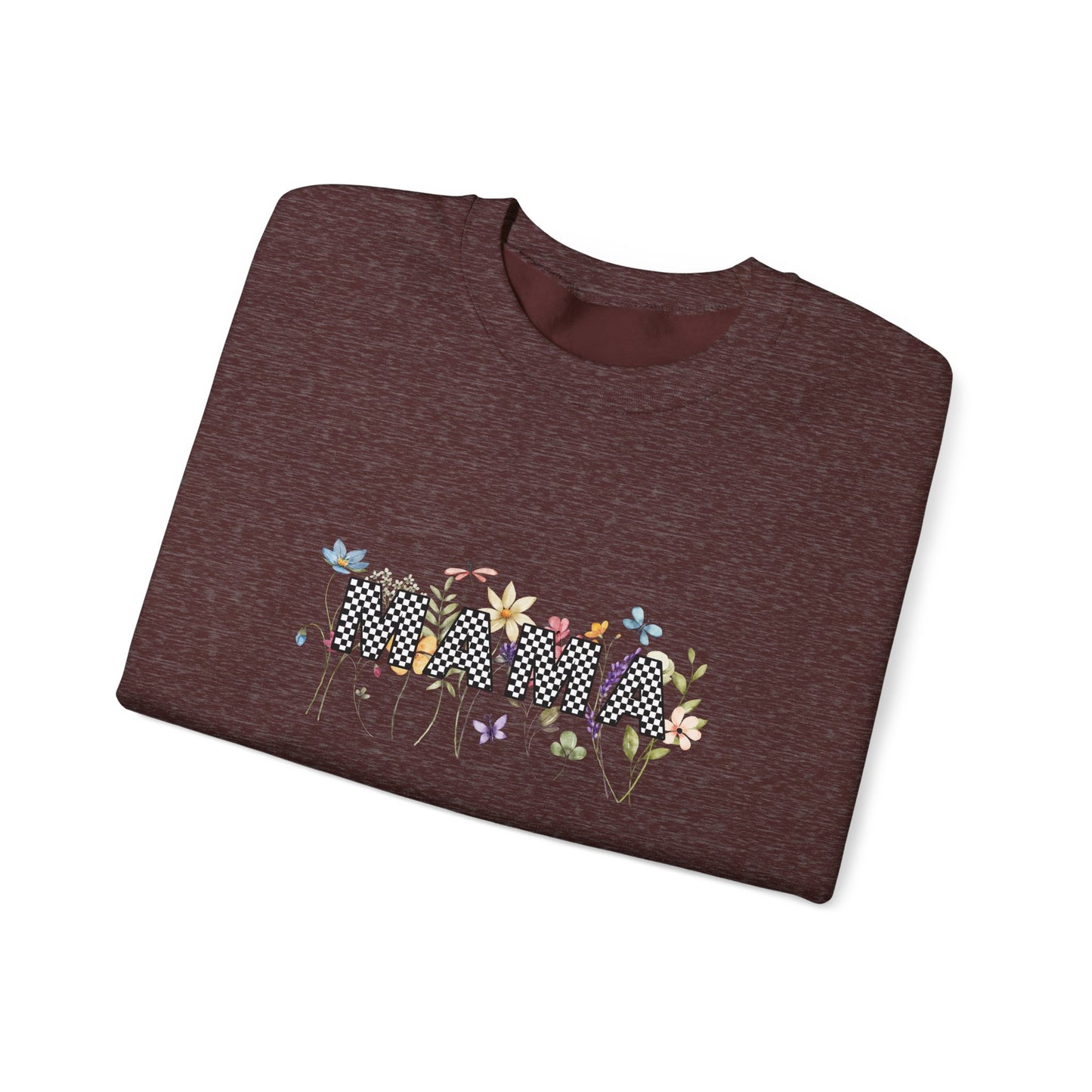 Mama Floral Graphic Unisex Crewneck Sweatshirt