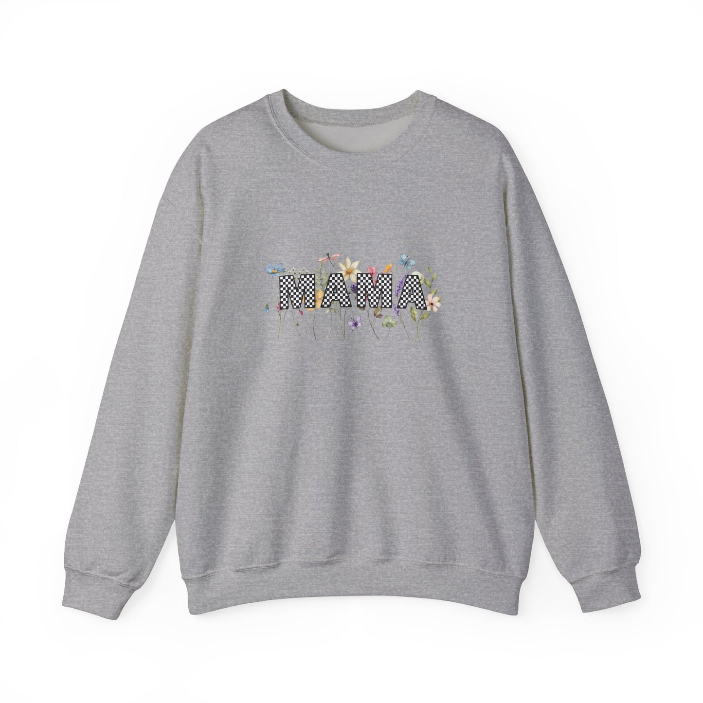 Mama Floral Graphic Unisex Crewneck Sweatshirt
