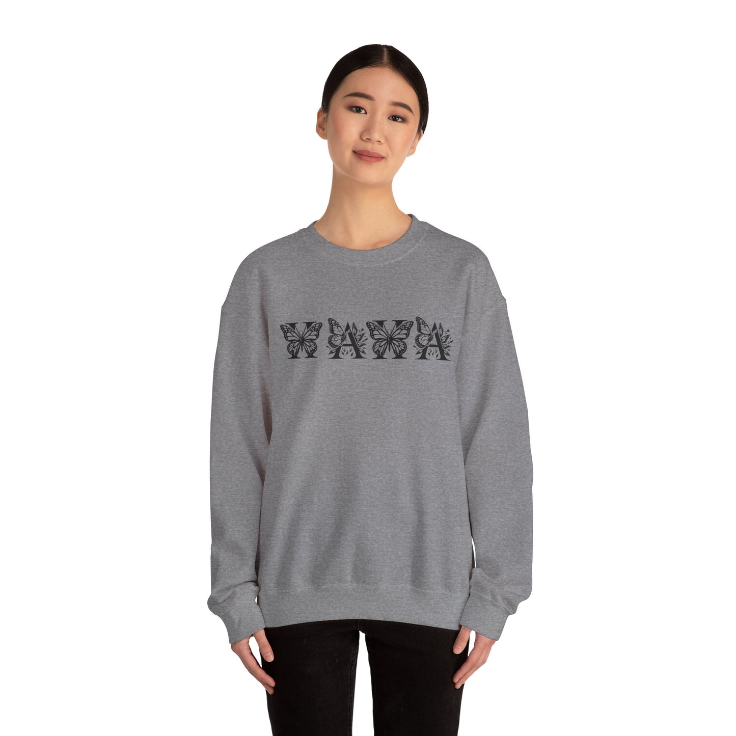 Mama Butterfly Sweatshirt – Cozy & Stylish Gift for Mother’s Day Crewneck Nature Lover Sweatshirt