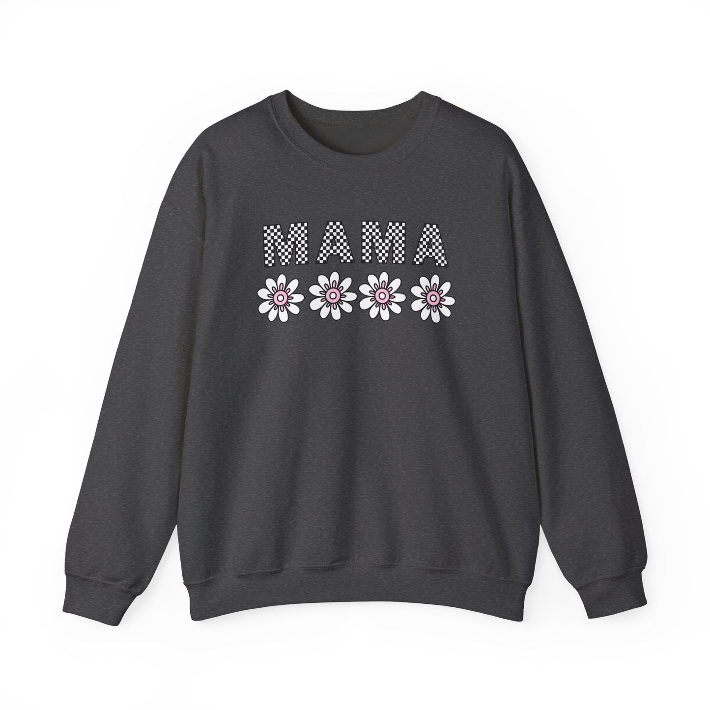 Floral Mama Sweatshirt - Comfortable Stylish Crewneck for Moms