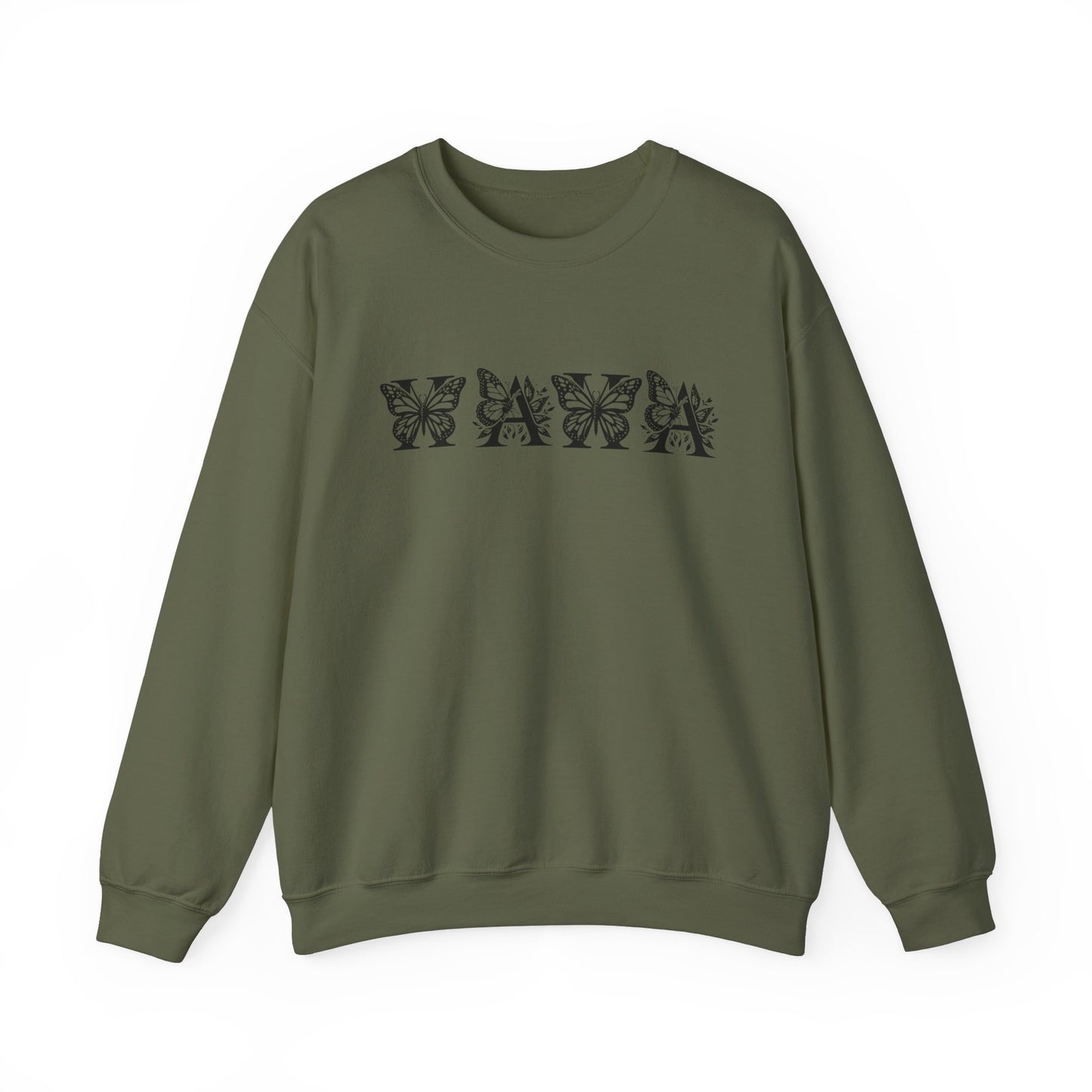 Mama Butterfly Sweatshirt – Cozy & Stylish Gift for Mother’s Day Crewneck Nature Lover Sweatshirt