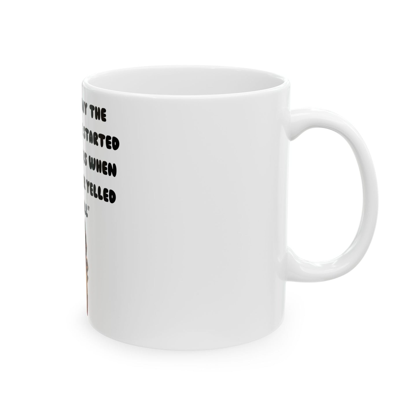Retro Last Call Ceramic Mug - Funny 11oz/15oz Coffee Cup for Bartenders and Party Lovers