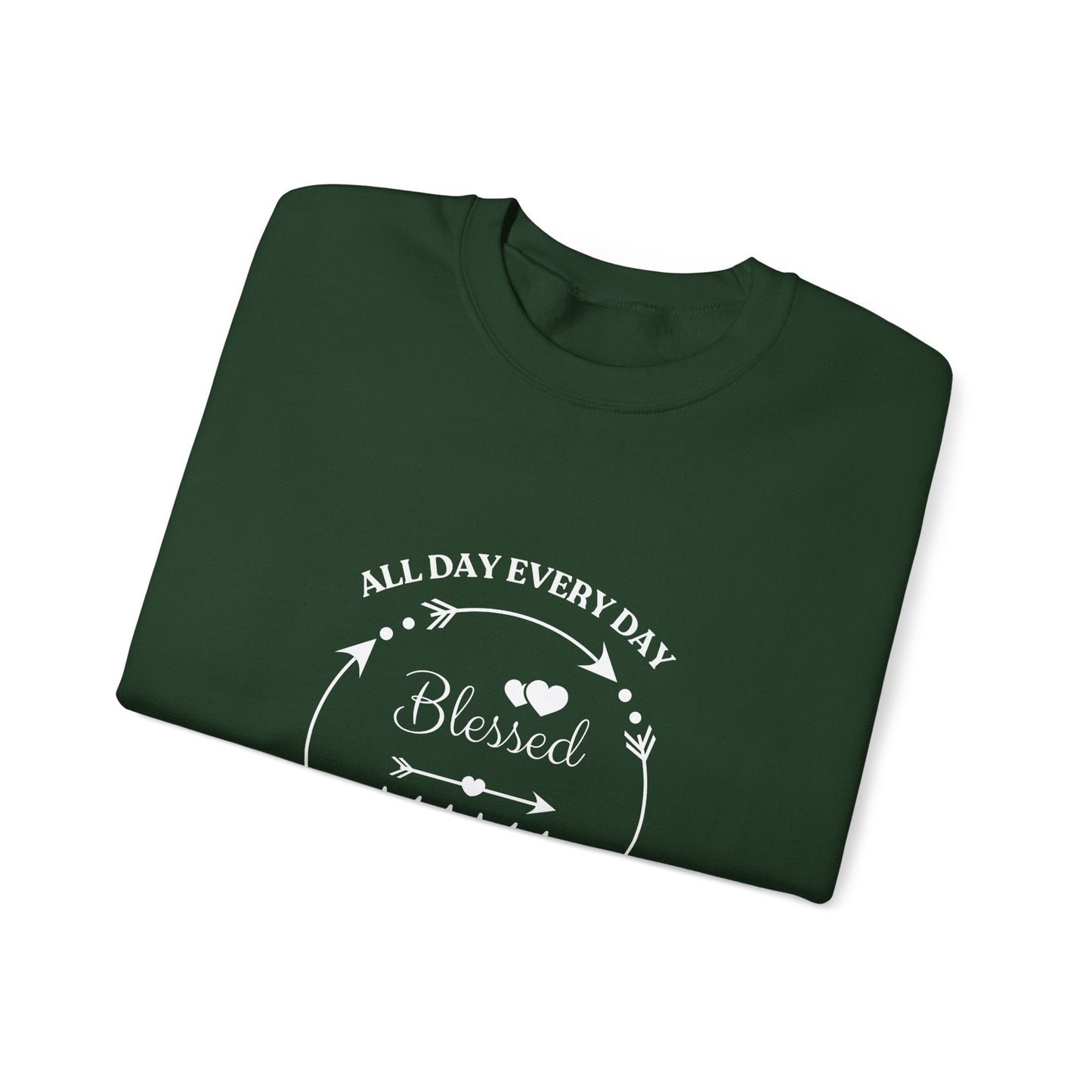 Blessed Mama All Day Every Day Sweatshirt Cozy, Stylish Perfect for Moms and Grandmas