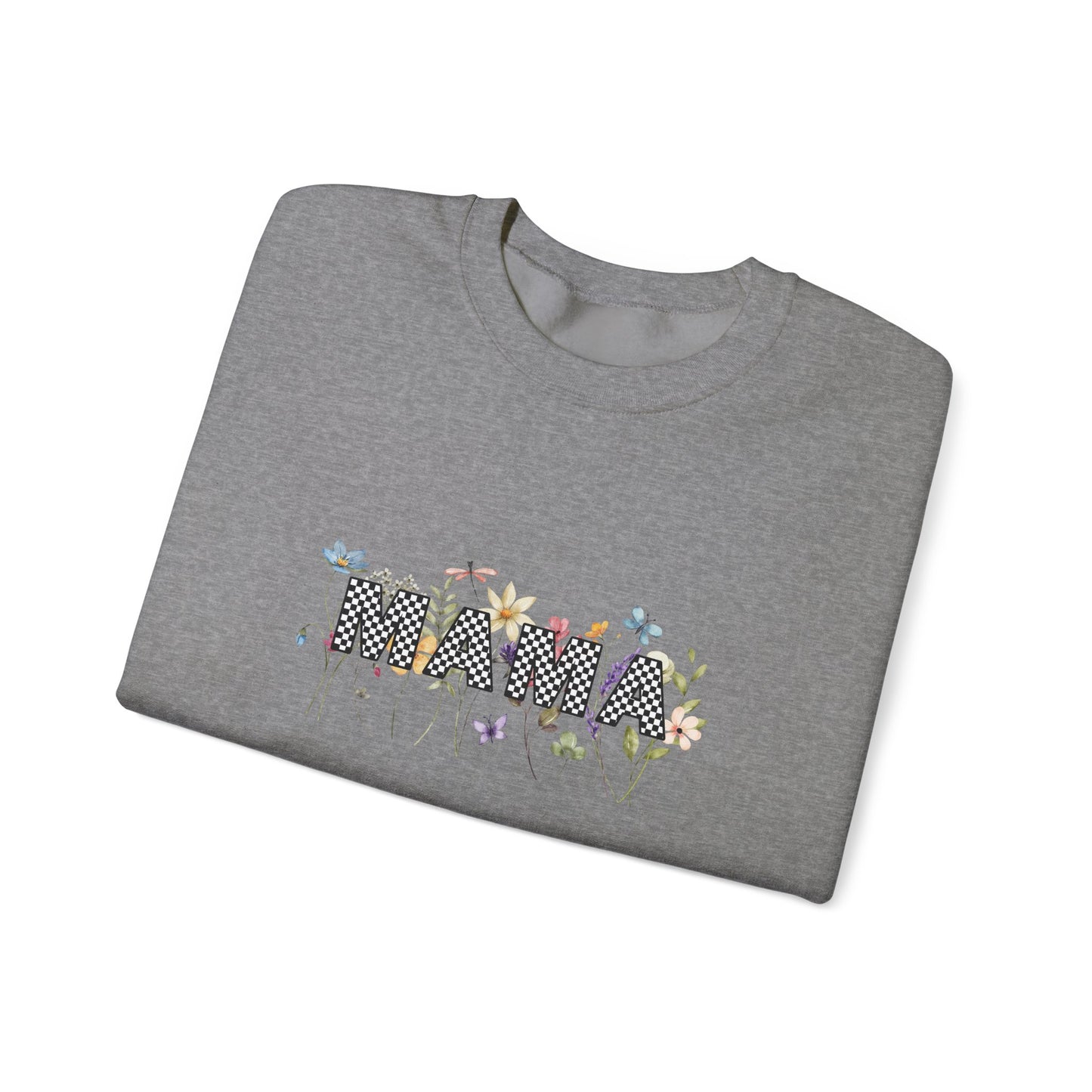 Mama Floral Graphic Unisex Crewneck Sweatshirt