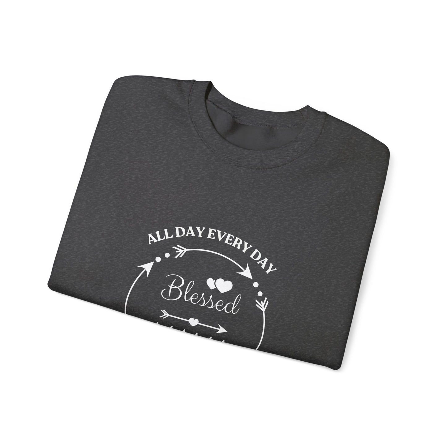 Blessed Mama All Day Every Day Sweatshirt Cozy, Stylish Perfect for Moms and Grandmas