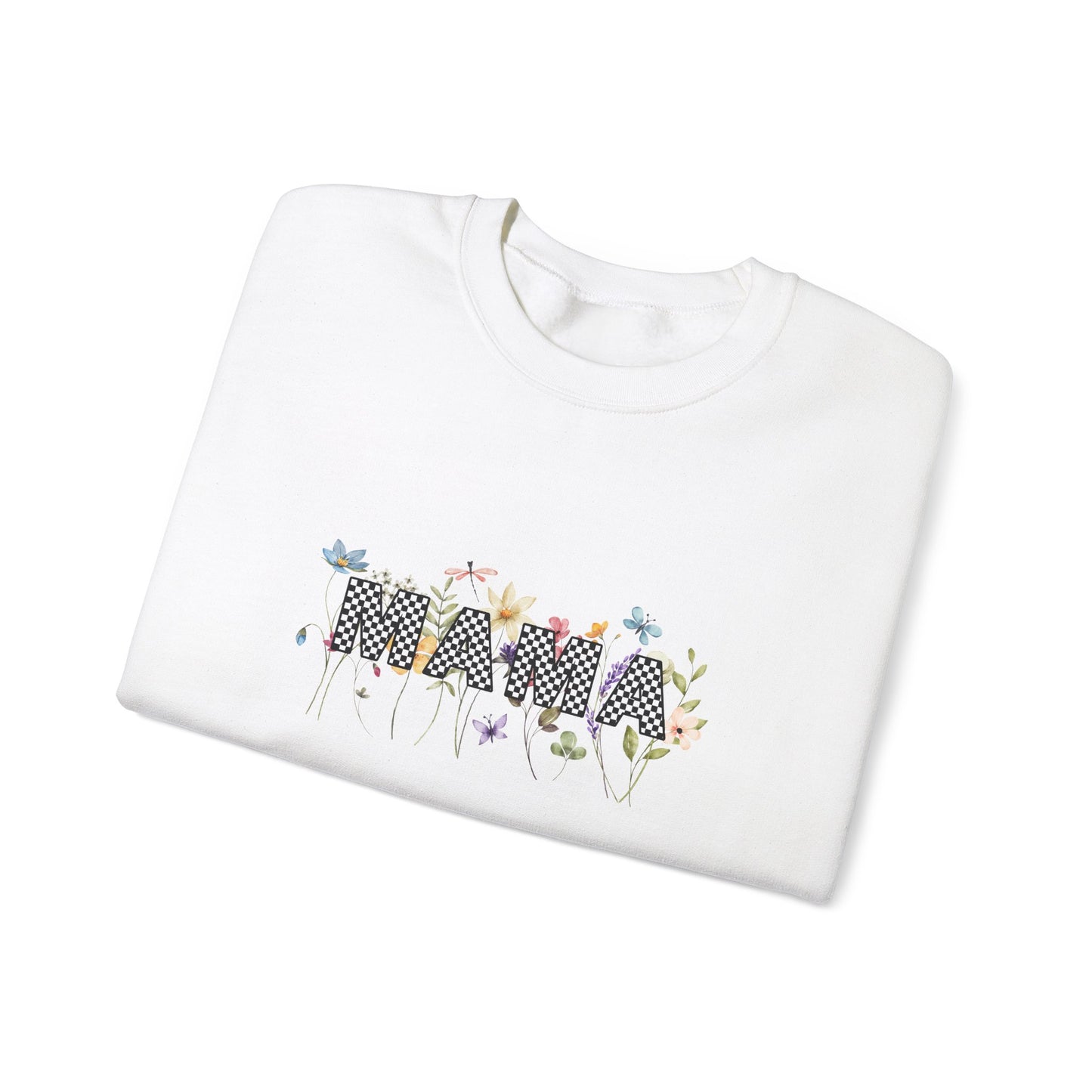 Mama Floral Graphic Unisex Crewneck Sweatshirt