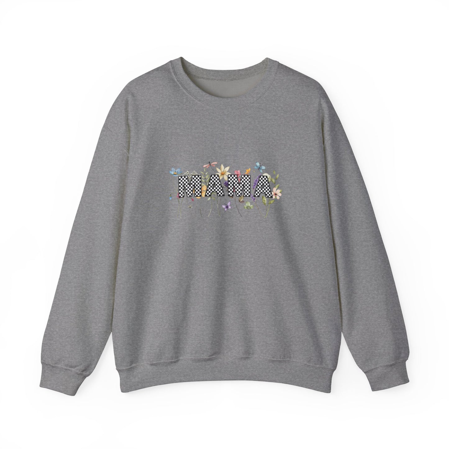 Mama Floral Graphic Unisex Crewneck Sweatshirt