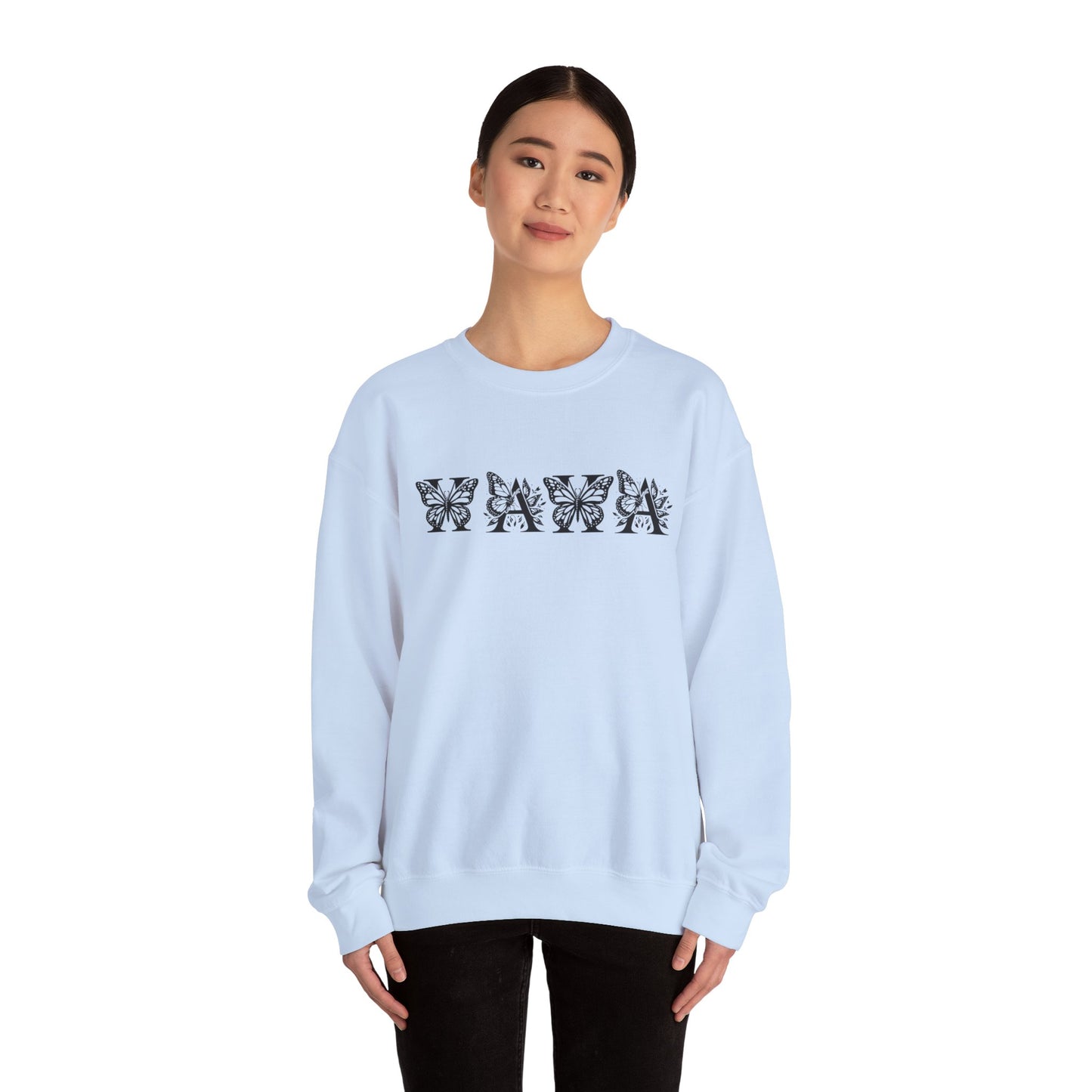 Mama Butterfly Sweatshirt – Cozy & Stylish Gift for Mother’s Day Crewneck Nature Lover Sweatshirt