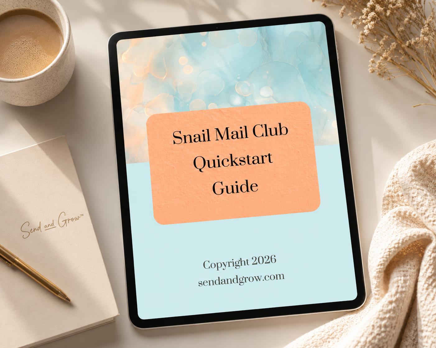 The Snail Mail Club Quickstart Guide; Get Your Club Up & Running Fast