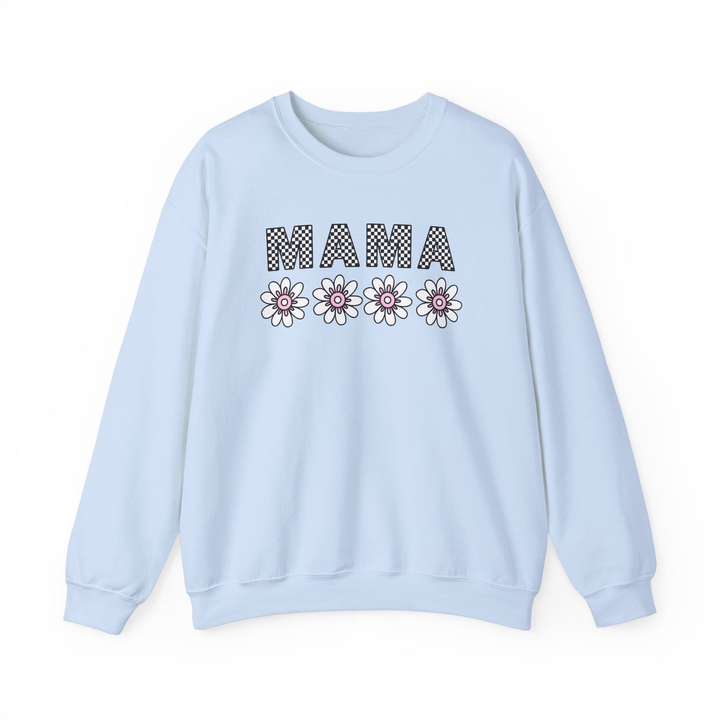 Floral Mama Sweatshirt - Comfortable Stylish Crewneck for Moms