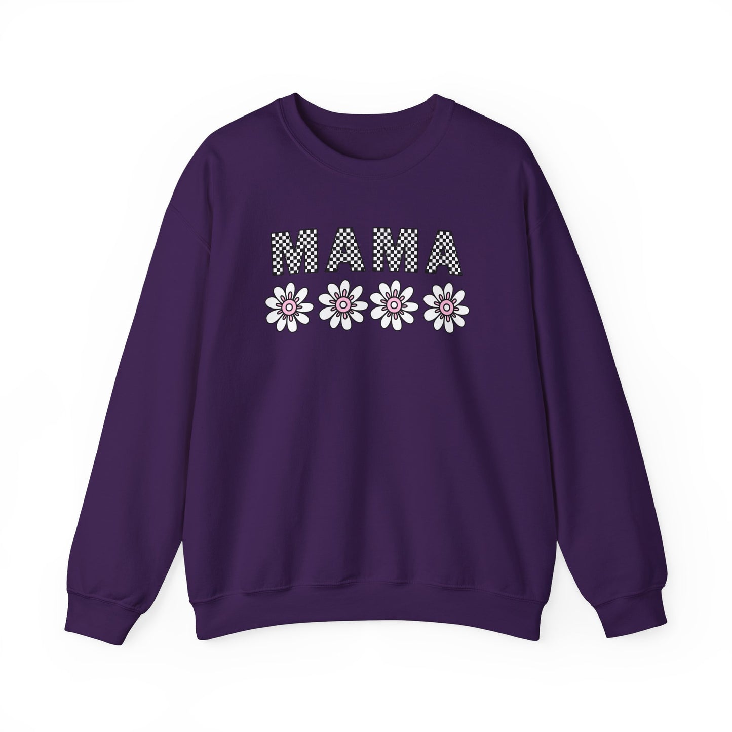 Floral Mama Sweatshirt - Comfortable Stylish Crewneck for Moms