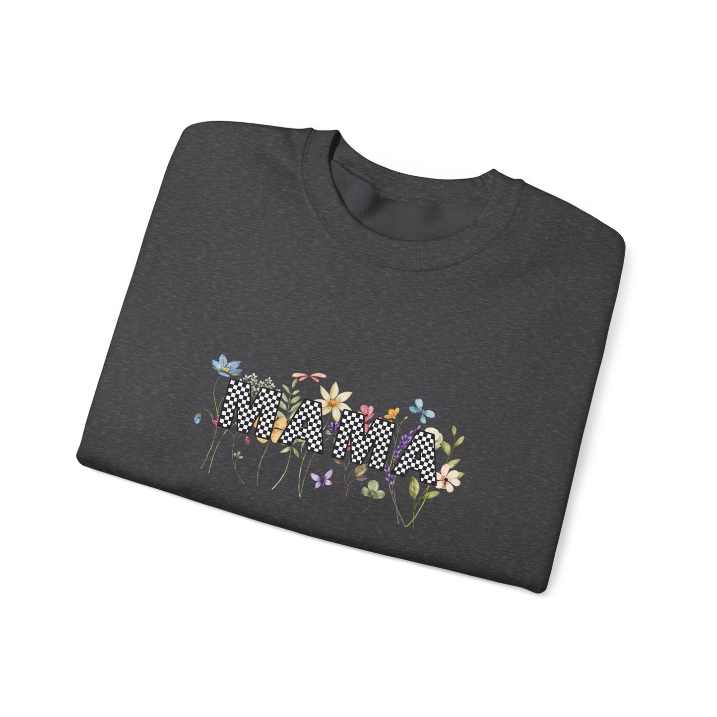Mama Floral Graphic Unisex Crewneck Sweatshirt