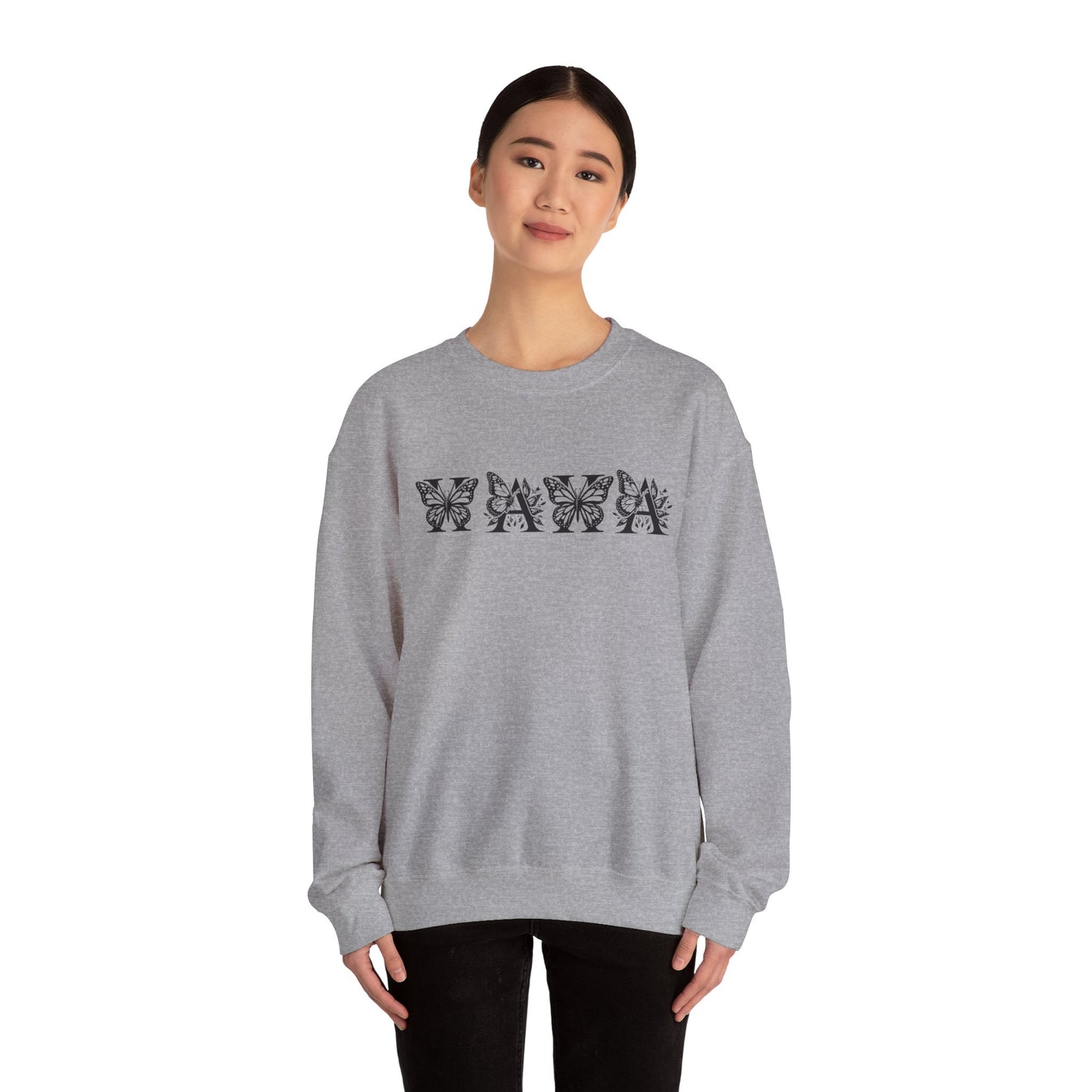 Mama Butterfly Sweatshirt – Cozy & Stylish Gift for Mother’s Day Crewneck Nature Lover Sweatshirt