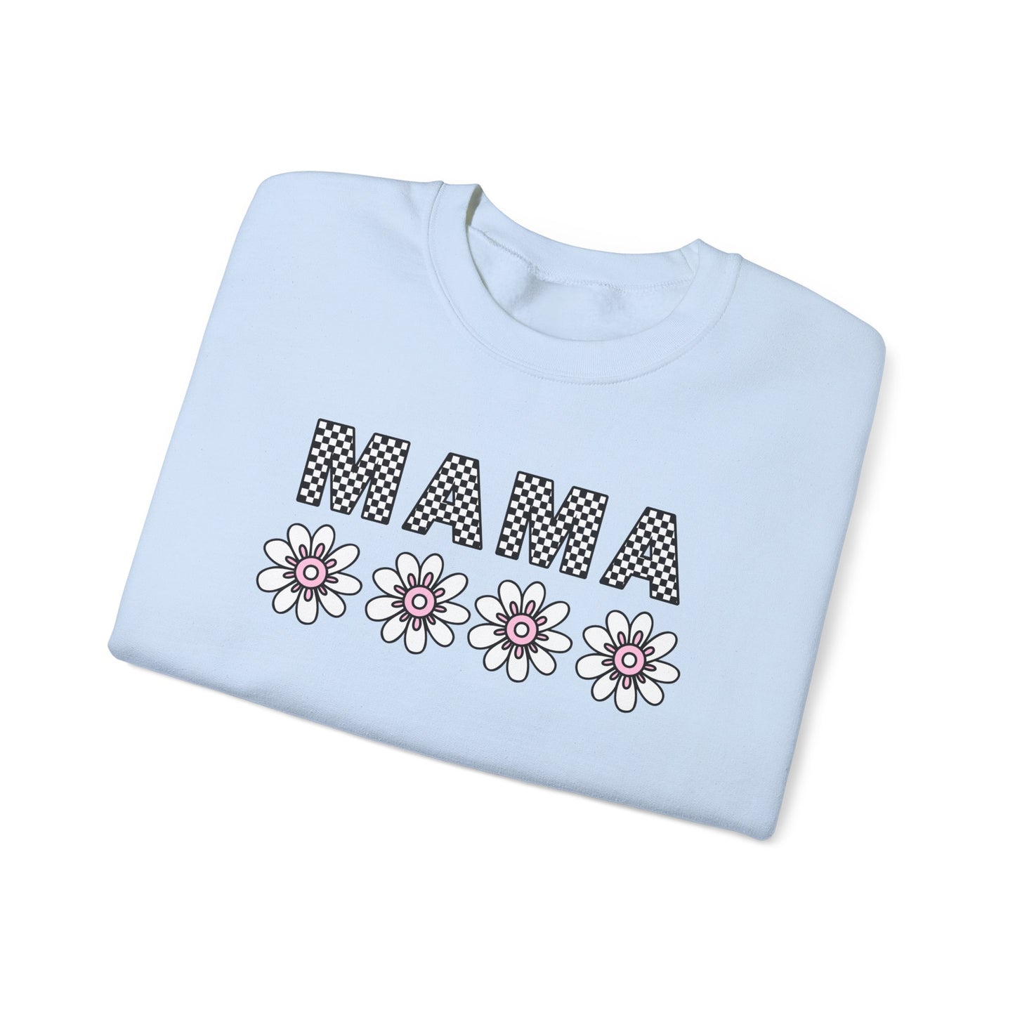 Floral Mama Sweatshirt - Comfortable Stylish Crewneck for Moms