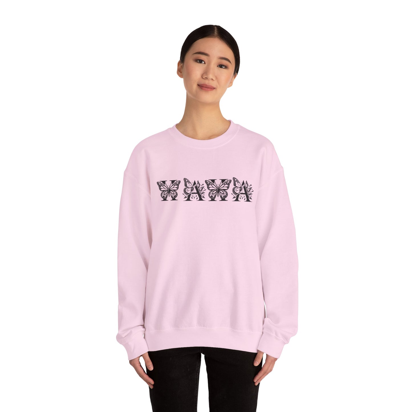 Mama Butterfly Sweatshirt – Cozy & Stylish Gift for Mother’s Day Crewneck Nature Lover Sweatshirt