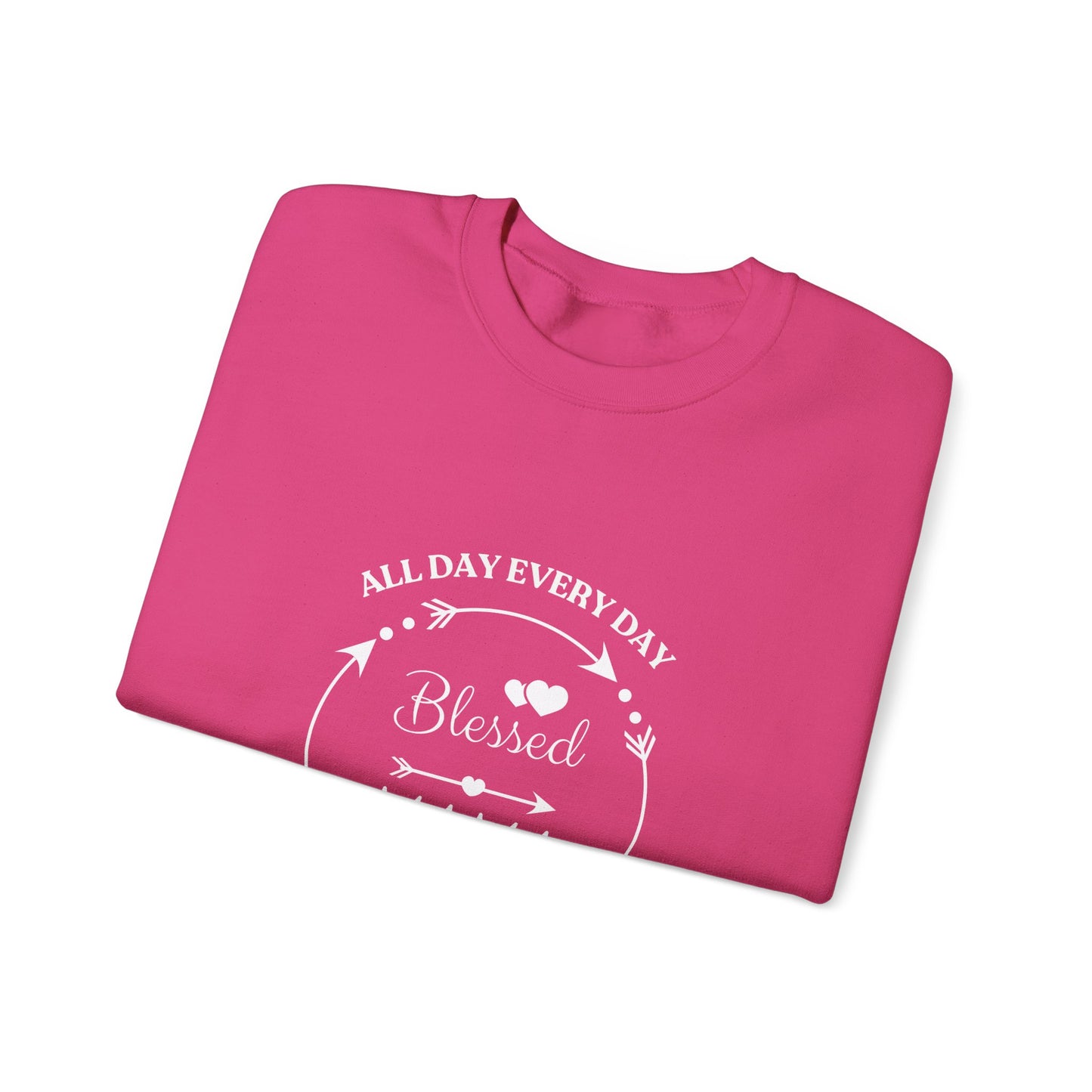 Blessed Mama All Day Every Day Sweatshirt Cozy, Stylish Perfect for Moms and Grandmas