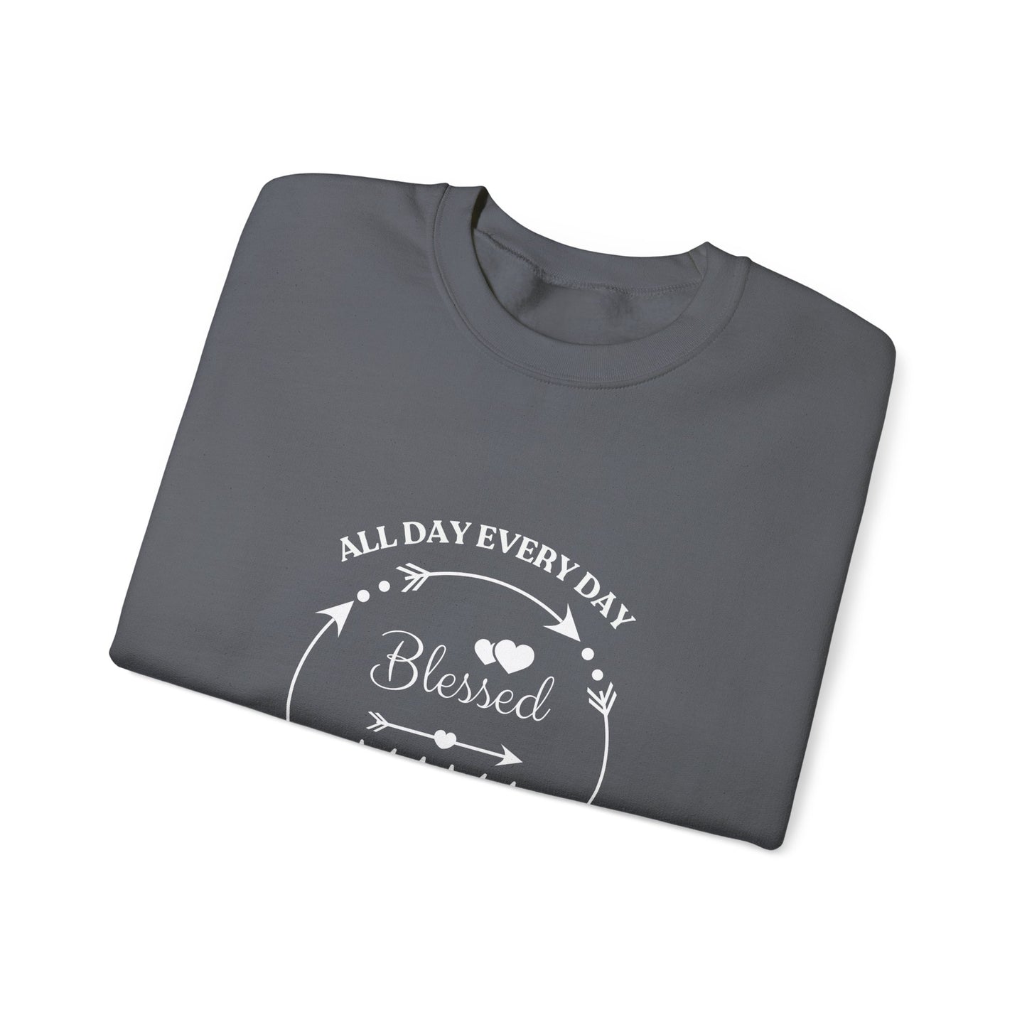 Blessed Mama All Day Every Day Sweatshirt Cozy, Stylish Perfect for Moms and Grandmas