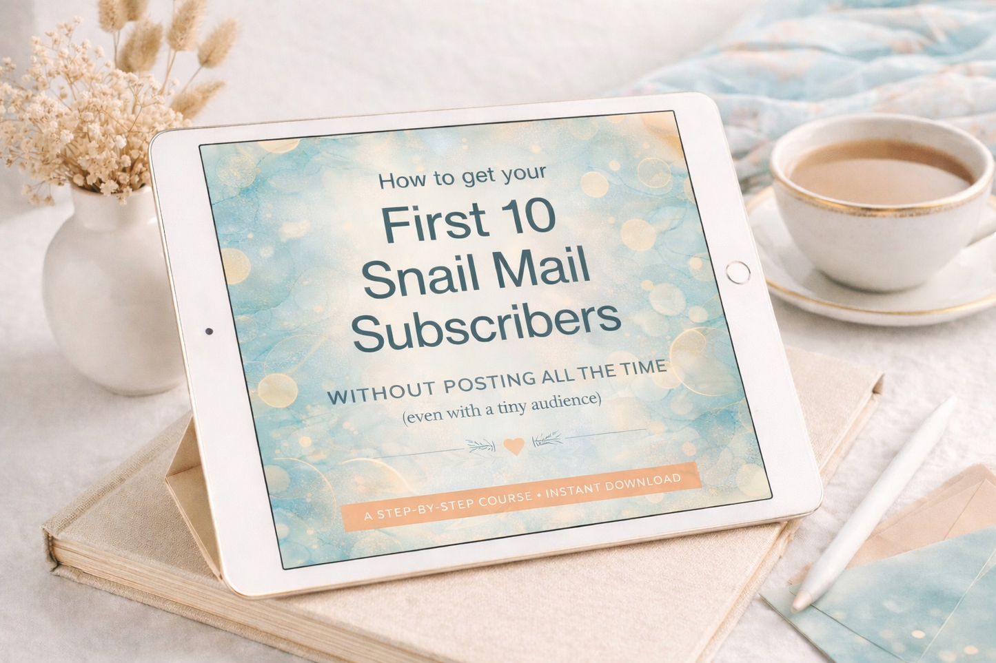 How to Get Your First 10 Snail Mail Subscribers Without Posting All the Time (Even With a Tiny Audience)