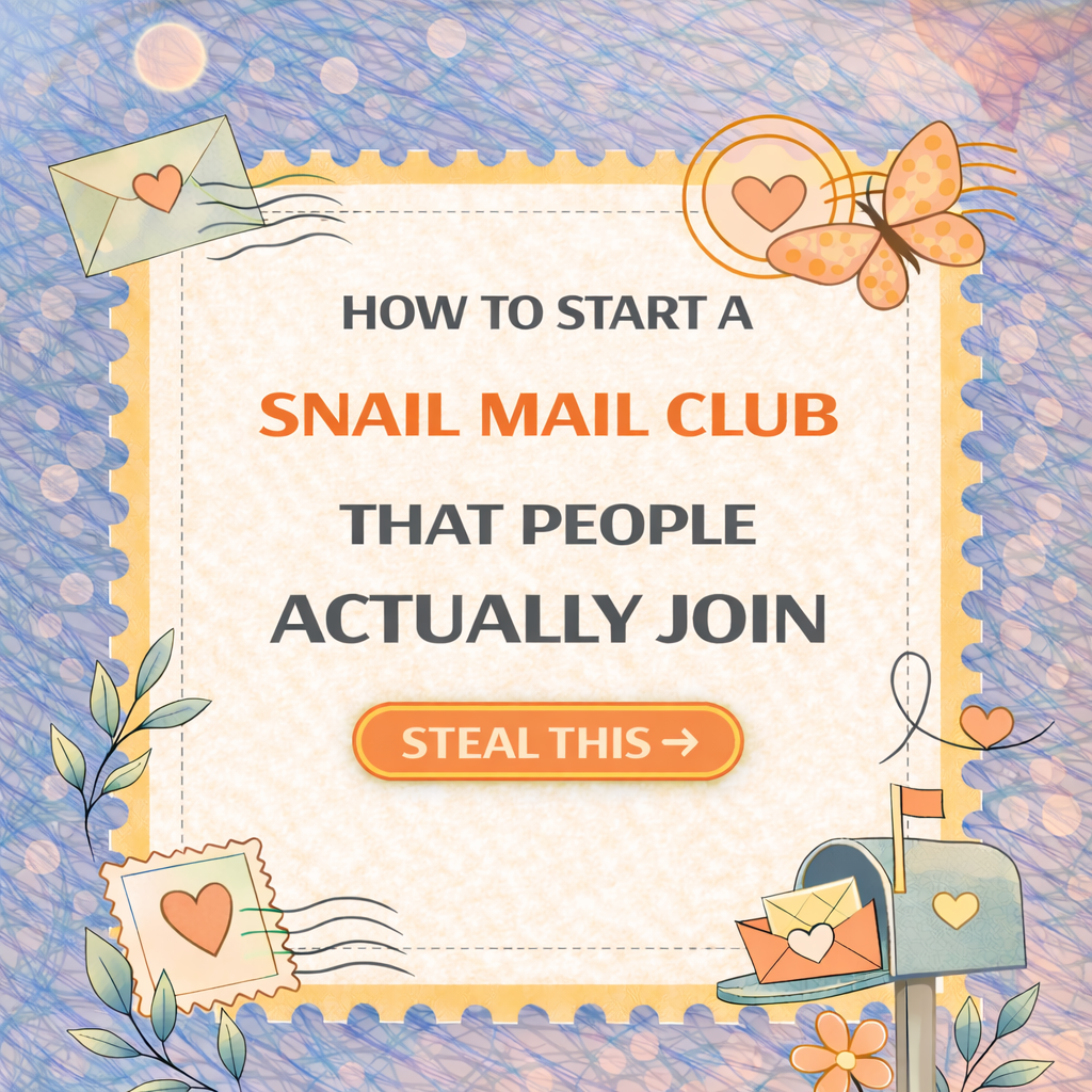How to Start a Snail Mail Club That People Actually Join
