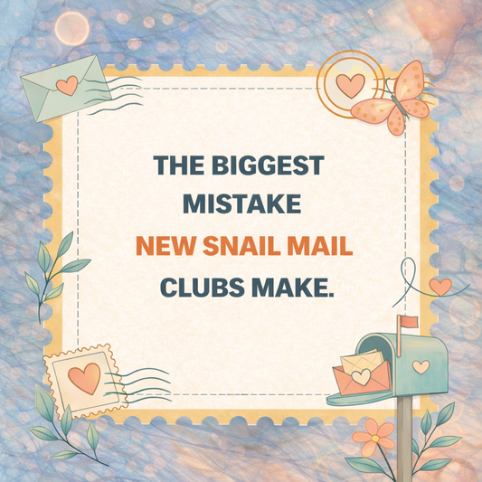The Biggest Mistakes New Snail Mail Clubs Make (And How to Avoid Them)
