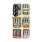 Retro Sardines Phone Case, Tinned Fish Design, Vintage Aesthetic iPhone Samsung Case, Funky Y2K Nautical Accessory, Cute Boho Sea Vibes