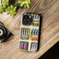 Retro Sardines Phone Case, Tinned Fish Design, Vintage Aesthetic iPhone Samsung Case, Funky Y2K Nautical Accessory, Cute Boho Sea Vibes