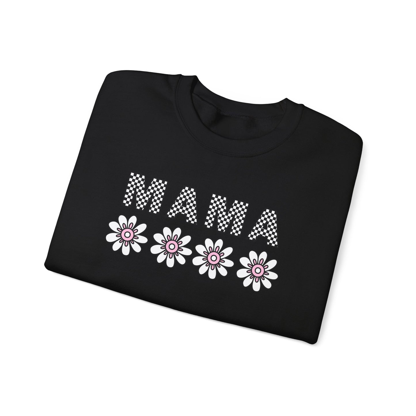 Floral Mama Sweatshirt - Comfortable Stylish Crewneck for Moms