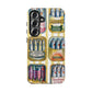 Retro Sardines Phone Case, Tinned Fish Design, Vintage Aesthetic iPhone Samsung Case, Funky Y2K Nautical Accessory, Cute Boho Sea Vibes