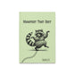 Personalized Manifest That Sh*t: Funny Manifestation Journal with a Manifesting Raccoon | Cute Spiritual Gift for Women, Teens & Raccoon Lovers
