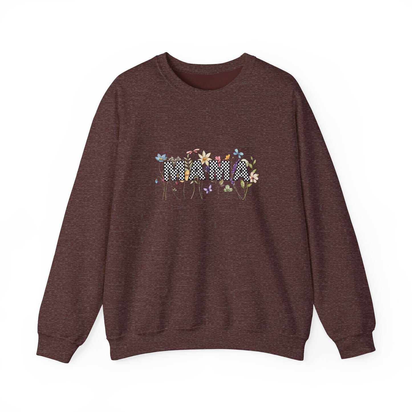 Mama Floral Graphic Unisex Crewneck Sweatshirt