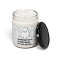 Funny Halloween Candle “Monsters Don’t Like to Eat Ghosts, They Taste Like Sheet” 9oz Soy Wax Jar Spooky Pun Gift Ghost Joke Decor Gift