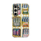 Retro Sardines Phone Case, Tinned Fish Design, Vintage Aesthetic iPhone Samsung Case, Funky Y2K Nautical Accessory, Cute Boho Sea Vibes