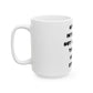 Humorous Ceramic Mug - "Artificial Intelligence Not as Great a Threat as Natural Stupidity"