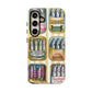 Retro Sardines Phone Case, Tinned Fish Design, Vintage Aesthetic iPhone Samsung Case, Funky Y2K Nautical Accessory, Cute Boho Sea Vibes