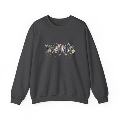Mama Floral Graphic Unisex Crewneck Sweatshirt
