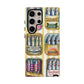 Retro Sardines Phone Case, Tinned Fish Design, Vintage Aesthetic iPhone Samsung Case, Funky Y2K Nautical Accessory, Cute Boho Sea Vibes