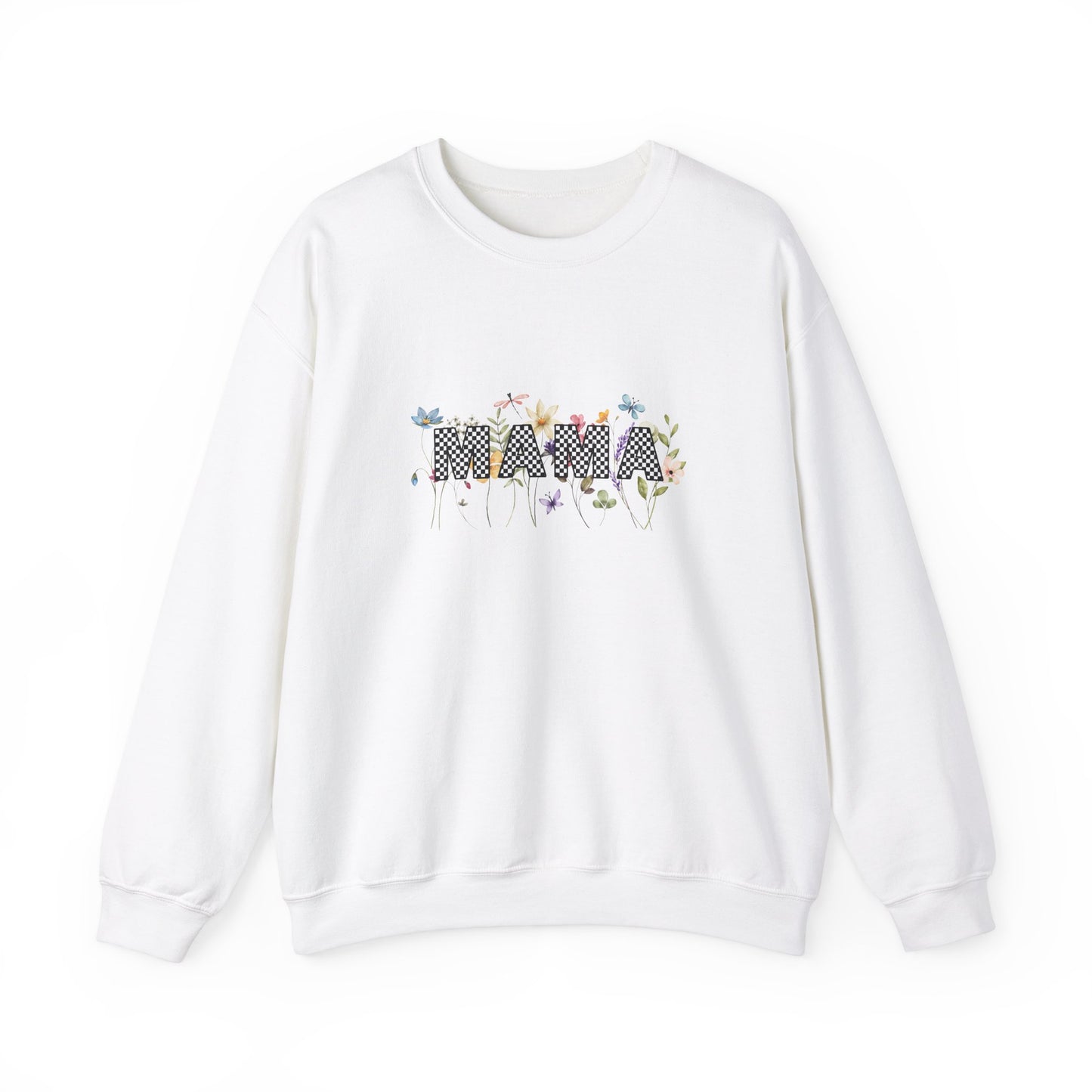 Mama Floral Graphic Unisex Crewneck Sweatshirt