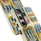 Retro Sardines Phone Case, Tinned Fish Design, Vintage Aesthetic iPhone Samsung Case, Funky Y2K Nautical Accessory, Cute Boho Sea Vibes