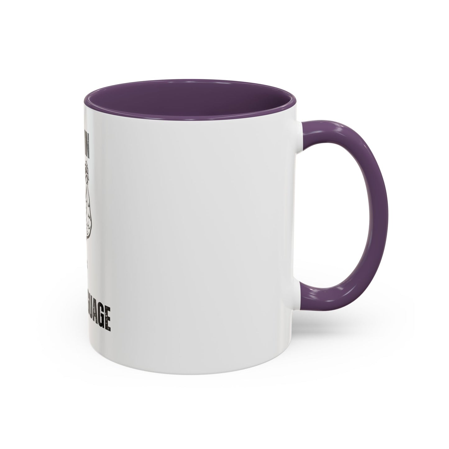 Fluent in Fowl Language Accent Coffee Mug Funny Chicken Design for Animal Lovers